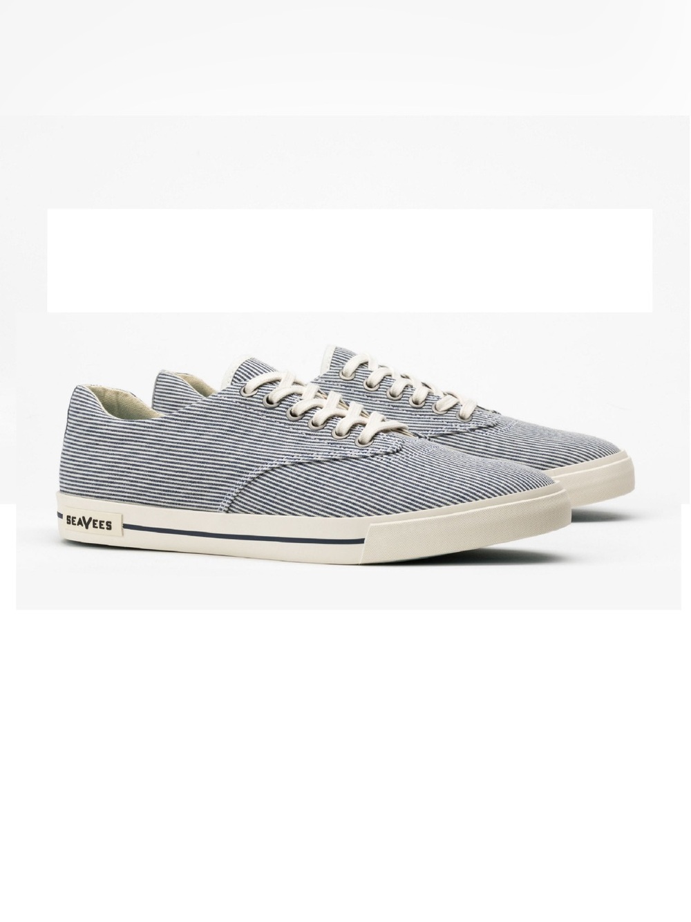 Men’s SeaVees striped canvas shoes